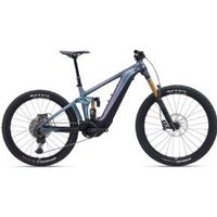 Giant Reign E+ 1 Mullet Electric Mountain Bike 2024 Small - Gloss Blue Dragonfly/Black